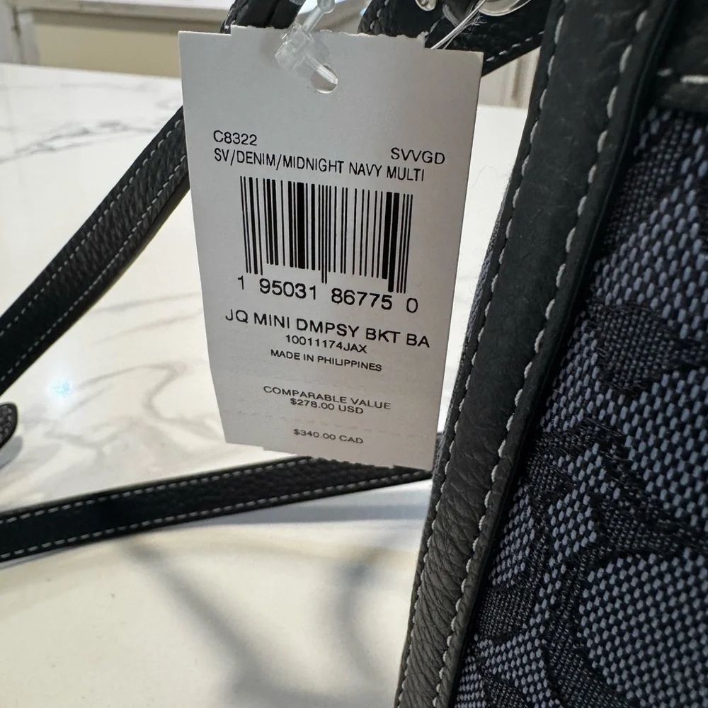 Coach Jacquard Mini Bucket Bag - Picture 4 of 8